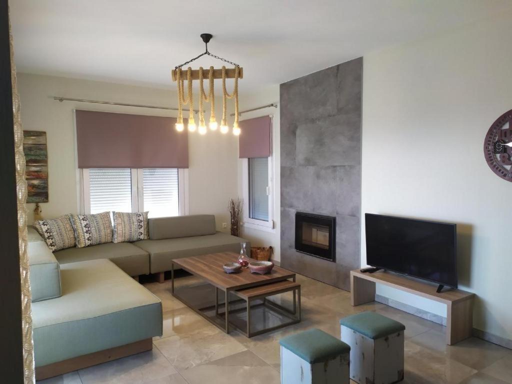 Zeusplace Pool Villa Olympus Riviera Литохоро Экстерьер фото